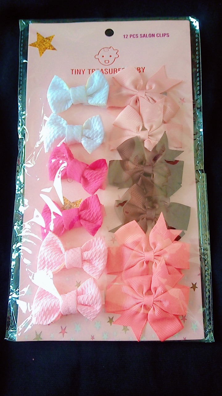 Glitter,flower,butterfly and bow styled hair pins 2