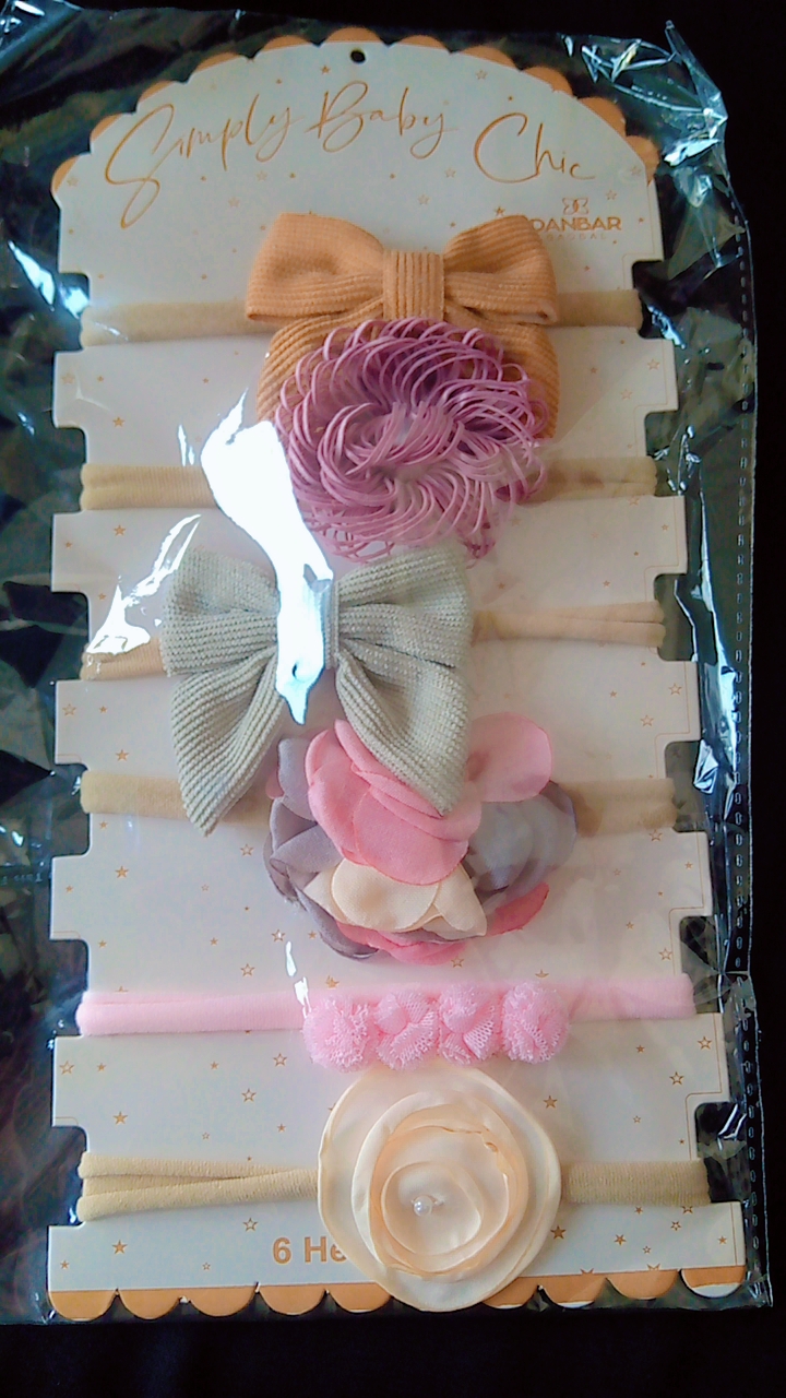 5 pcs small bow headbands for kids 2