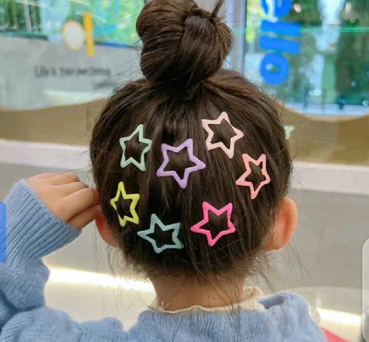 Star shaped Hair pins 4 pcs pack 2