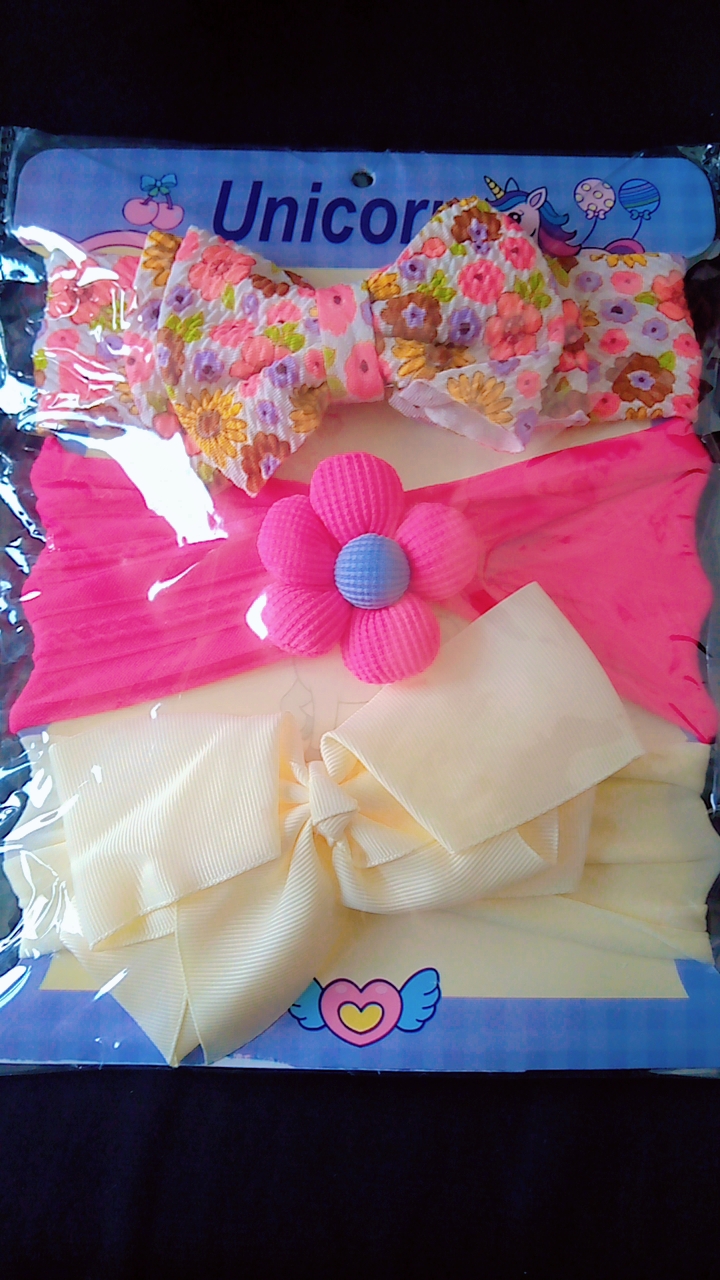 Cute headbands for baby girls(pack of 3) 3