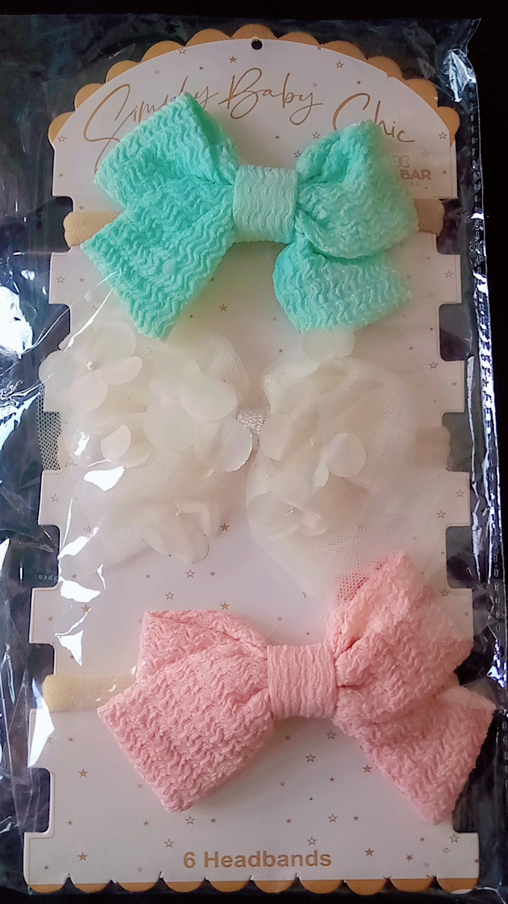 Cute headbands for baby girls(pack of 3) 4